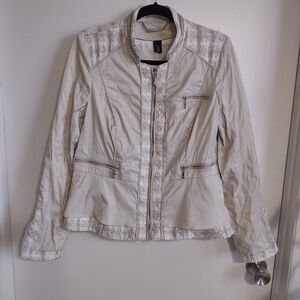 Elegant Beige Women's Jacket